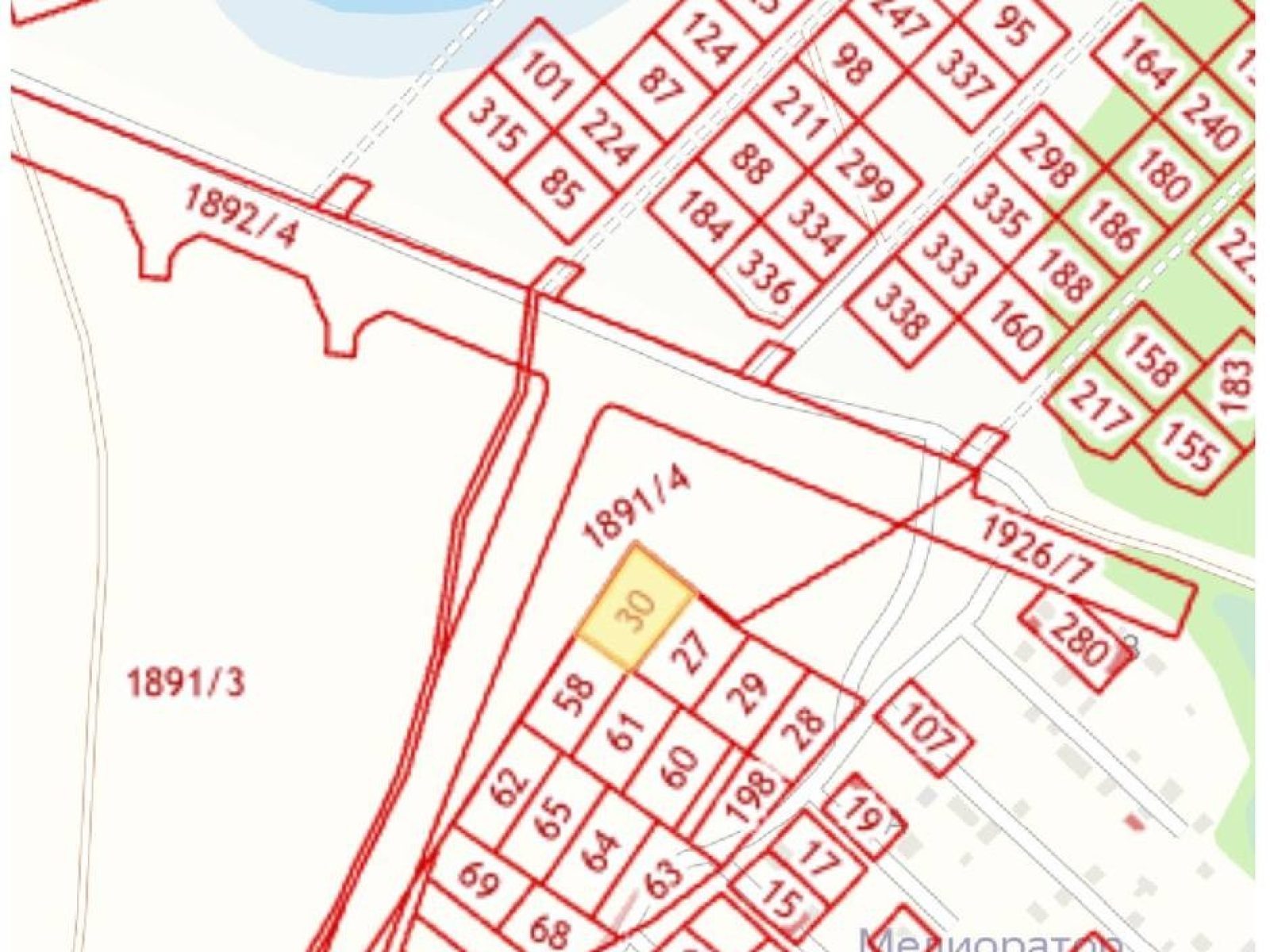 Участок 11.39 сот. ИЖС Тамбовская обл, Тамбовский мо, Цна тер/СНТ