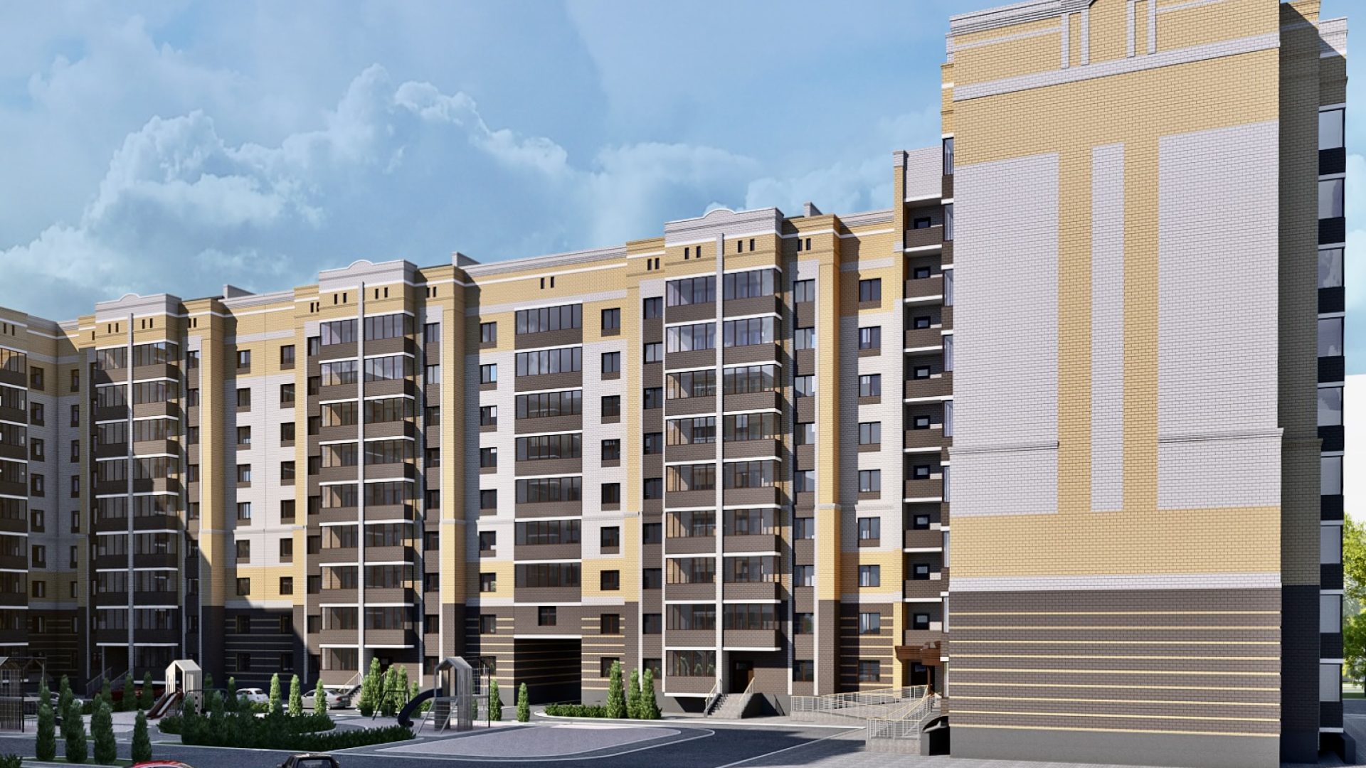 ЖК Каскад ЮГ Визуализация 2