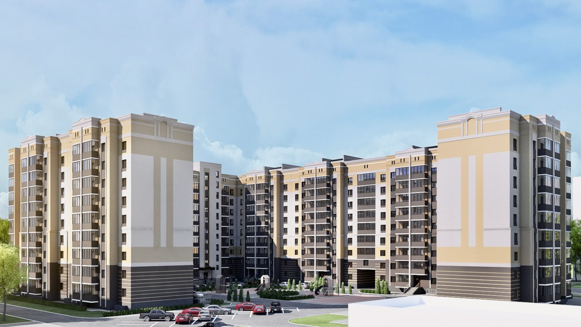 ЖК Каскад ЮГ Визуализация 3