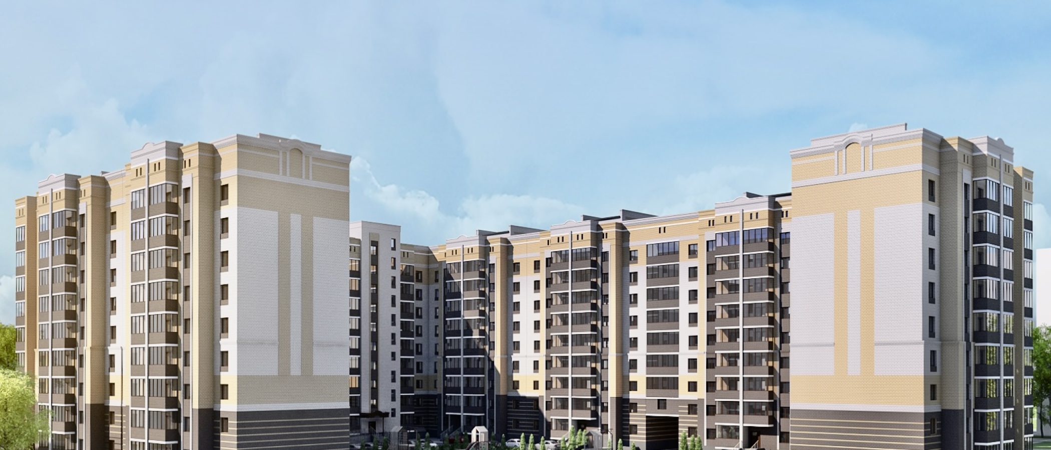 ЖК Каскад ЮГ Визуализация 3