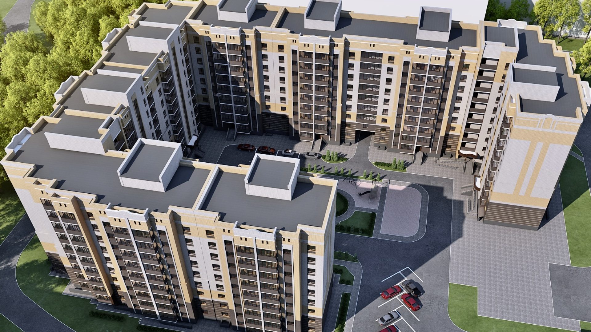 ЖК Каскад ЮГ Визуализация 4