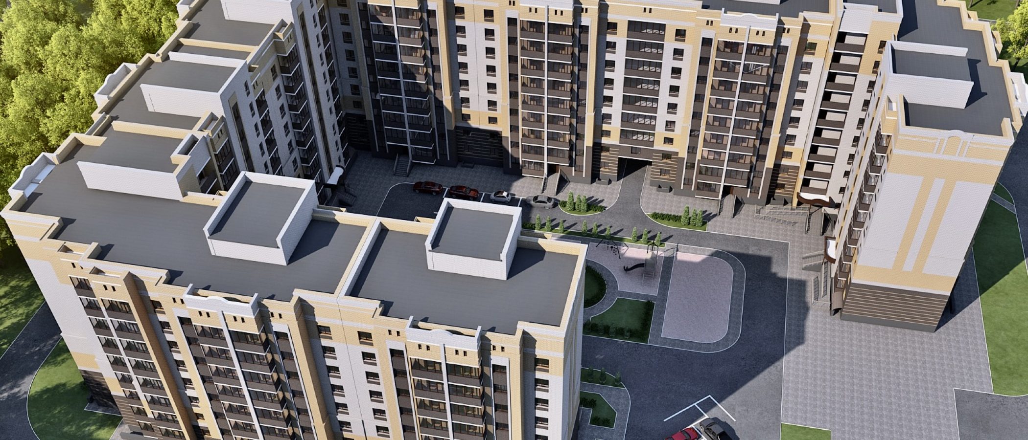 ЖК Каскад ЮГ Визуализация 4